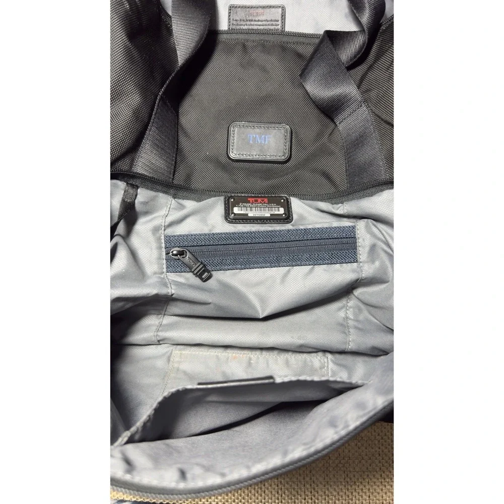 Tumi Alpha 2 Double Expansion Travel Satchel Black Weekender Business Duffle Bag